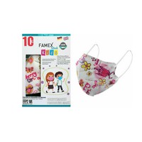 Famex Kids Mask FFP2 NR Pretty Princess 10τμχ - Παιδική Μάσκα Υψηλής Προστασίας Πριγκίπισσες