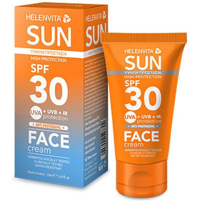 Helenvita Sun Care Face Cream SPF30 Αντηλιακή Κρέμ