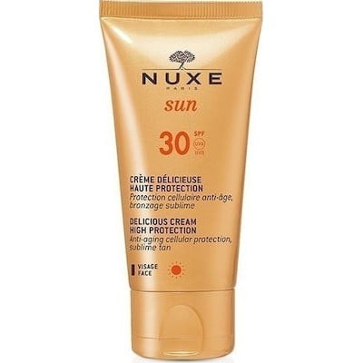 Nuxe SUN face cream- αντηλιακή κρέμα προσώπου SPF3