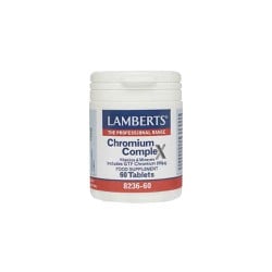 Lamberts Chromium Complex As Picolinate Βοηθά Το Σώμα Να Χρησιμοποιήσει Την Ινσουλίνη 60 ταμπλέτες