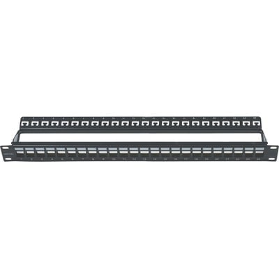 Patch Panel Empty 24 Ports 1U