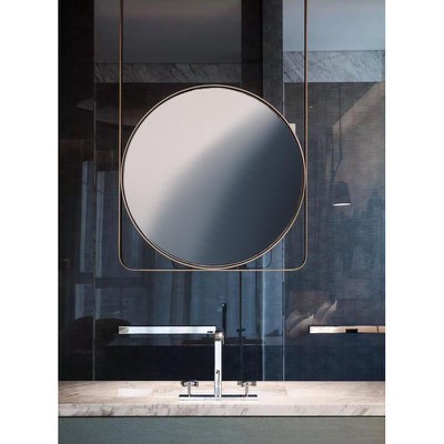 Καθρέπτης μπάνιου τοίχου στρογγυλός Φ60/Φ70/Φ80 με