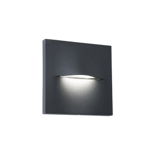 Outdoor Wall Light Square 3W 3000K Anthracite Vita