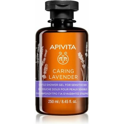 Apivita Caring Lavender Απαλό Αφρόλουτρο για ευαίσ