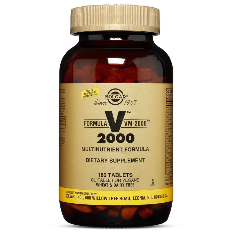 Solgar Solgar Multivitamin Vm 2000 180 Tablets