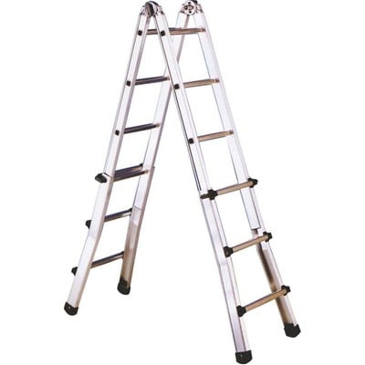 Multi-Purpose Aluminium Ladder 7+7 Stairs