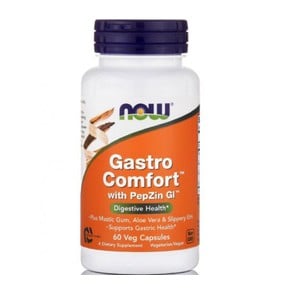 Now Foods Gastro Comfort with Pepzin, 60 Caps