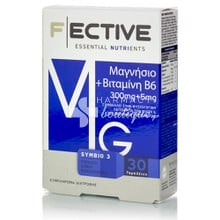 Fective Magnesium 300mg + Vitamin B6 5mg, 30 tabs