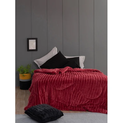 Κουβερτοπαπλωμα Μονό 160x240 Gwen red