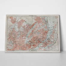 Vintage map copenhagen 89916211 a