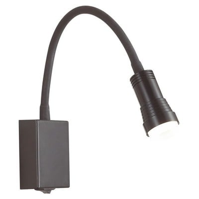 Wall Lamp Lεd 3W Flexible Black 3000K