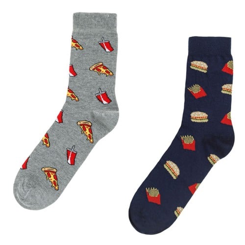 Corape me piza dhe burger 2pl 39-41