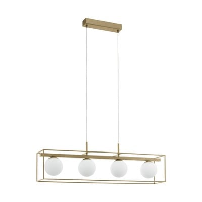 Pendant Light Vallaspra Champange-Colour With Opal