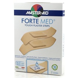 Master Aid Forte Med Στενά (78x20mm) & Φαρδιά (78x26mm) 20 strip