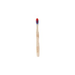 Ola Bamboo Kids Toothbrush Soft Blue Red Παιδική Οδοντόβουρτσα Μπλε Κόκκινη 1 τεμάχιο