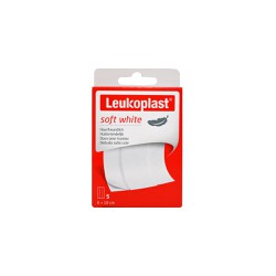 Leukoplast Soft White Αυτοκόλλητα Επιθέματα Λευκά 6cm x 10cm 5 τεμάχια