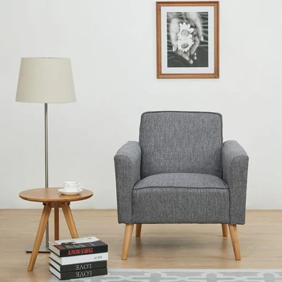 Parma 2 seater sofa 168x94cm Grey 