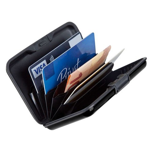 Kellef per mbajtjen e kartave ngjyre e zeze 11x7cm
