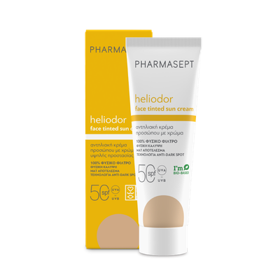 Pharmasept Heliodor Face Tinted Sun Cream SPF50 Αν