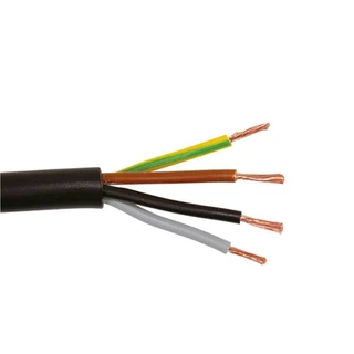 Flexible Cable 4x0.75 Black (H03VV-F)