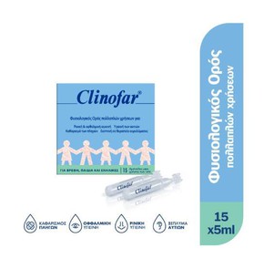 Clinofar Αποστειρωμένες Αμπούλες Φυσιολογικού Ορού