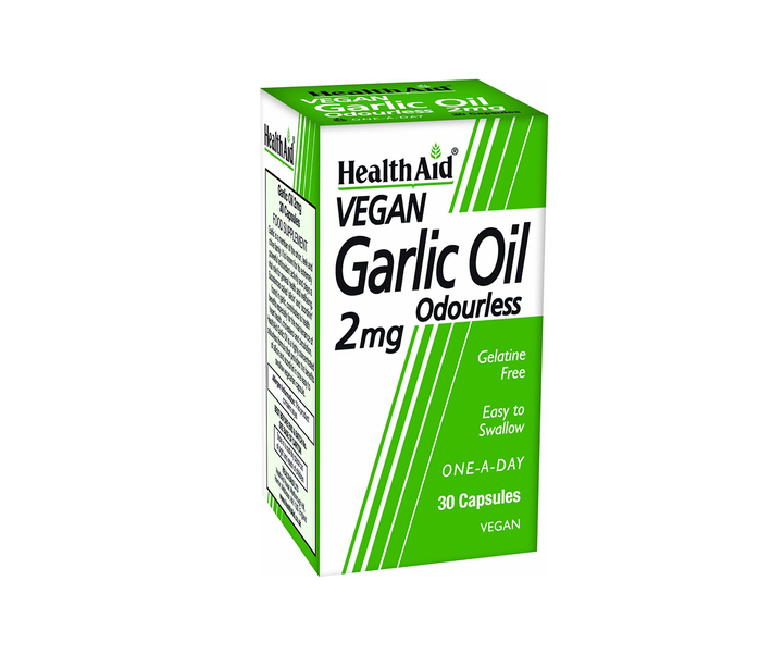 HEALTH AID GARLIC OIL 2MG (ΑΟΣΜΟ) 30VEG. CAPS