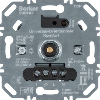 Berker R.3 Μηχανισμός Ρυθμιστή  Universal 296110