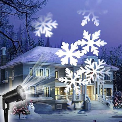 Christmas Projector Led With White Snowflakes Ip44