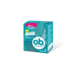 O.b Pro Comfort Mini Tampons 8 Drop Mini Tampons 8 pieces 