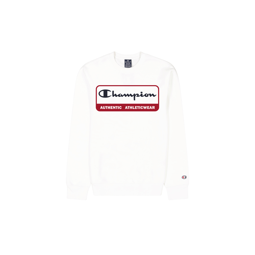 Champion Men Crewneck Sweatshirt (219162)-WHITE