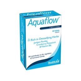Health Aid Aquaflow Vegetarian Blister, Φυτικό Διουρητικό, 60 Tablets