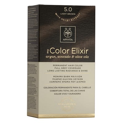 Apivita Βαφή Μαλλιών My Color Elixir No5,0 Καστανό