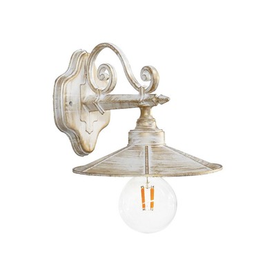 Wall Light E27 Plastic White Lp-150ΑK
