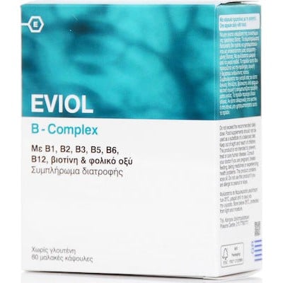 Eviol B-Complex Συμπλήρωμα Διατροφής 60 Caps