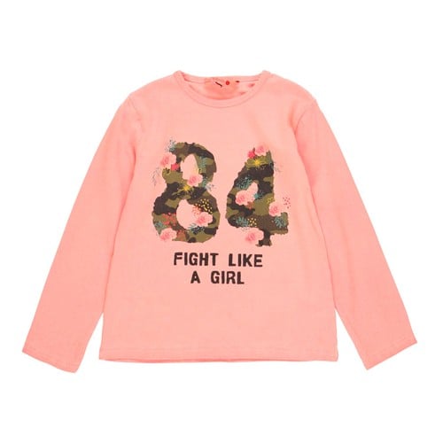 Stretch Knit T-Shirt "84" For Girl (421007)