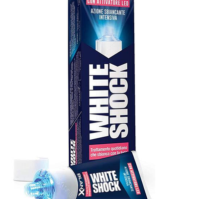BLANX White Shock-Protect  Oδοντόκρεμα Λεύκανσης Με Λαμπάκι Led 50ml 