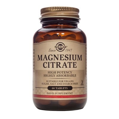 Solgar Citrate Magnesium 200mg 60tabs