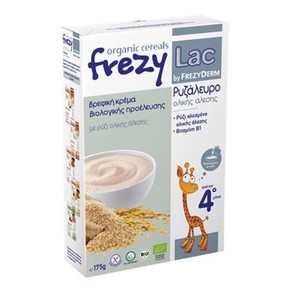 Frezylac Bio Organic Cereals - Βρεφική Κρέμα με Ρυ