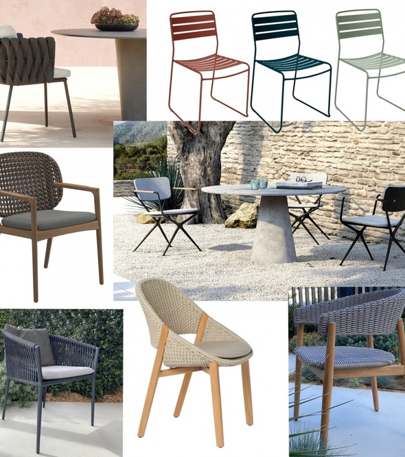 How to choose chairs that will match your outdoor 