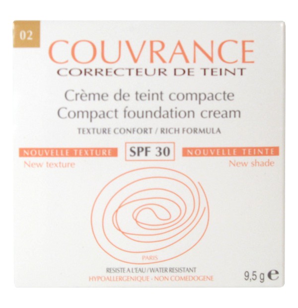 Avene Couvrance Compact Foundation Cream Comfort SPF30 Kαλυπτική Κρέμα σε Χρώμα 2.0 Natural, 10gr