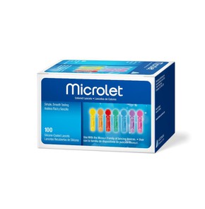 Bayer Microlet Lancets Colored Σκαρφιστήρες Ζαχάρο