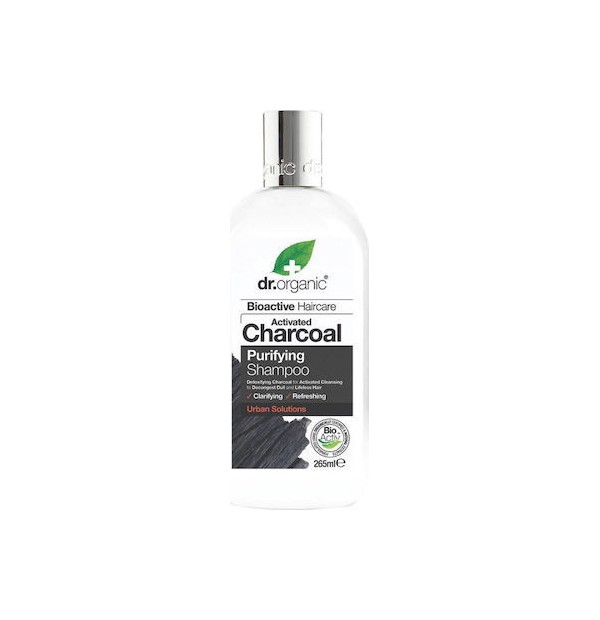 Dr.Organic Activated Charcoal Purifying Shampoo Καθαριστικό Σαμπουάν Μαλλιών με Ενεργό Άνθρακα, 265ml
