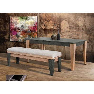 Τραπέζι Amedeo 170x90+50cm Μελαμίνη Με Επιλογή Χρώ