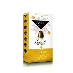 Cellini Καφές Soave Espresso (Συμβατές με Nespresso) 10caps