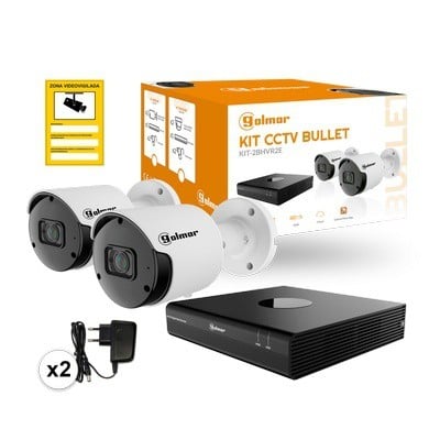 Camera Set Surveillance KIT-2BHVR2E With CCT 4 Cha