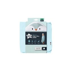 Tommee Tippee Μπουρνούζι Κάπα Μπάνιου Closer To Nature Percy The Penguin Grotowel Για Αγόρι 6-48 Μηνών 1 τεμάχιο