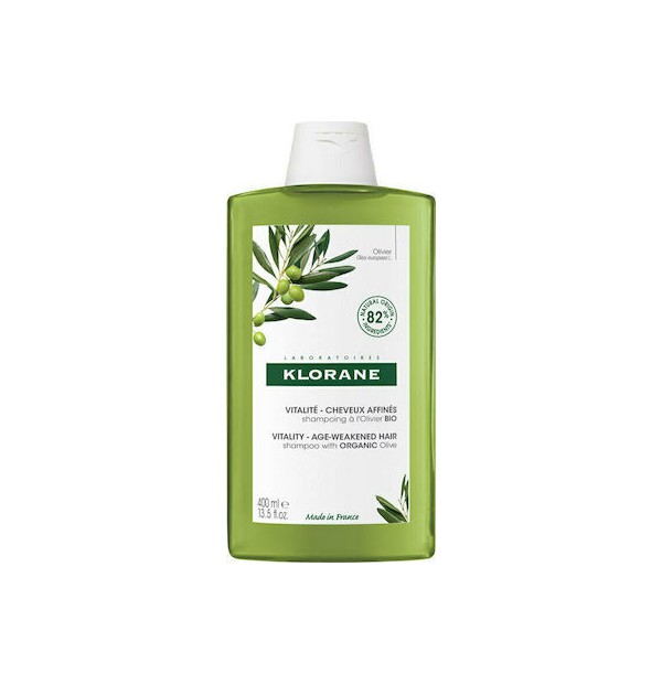 Klorane Anti-Age Shampoo With Bio Olive (400ml) - Σαμπουάν Πυκνότητας με Βιολογική Ελιά, Λεπτά Μαλλιά