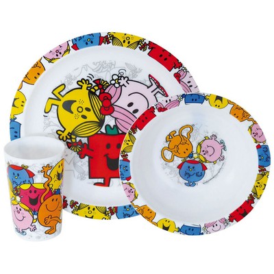 Mr. Men Little Miss Child Dinner Set