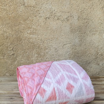 Κουβερλί Υπέρδιπλο (220x245) Tisser Pink Kocoon
