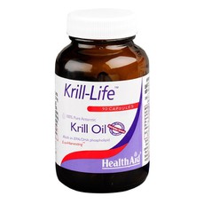 Health Aid Krill Life 100% Pure Antarctic Oil Συμπ